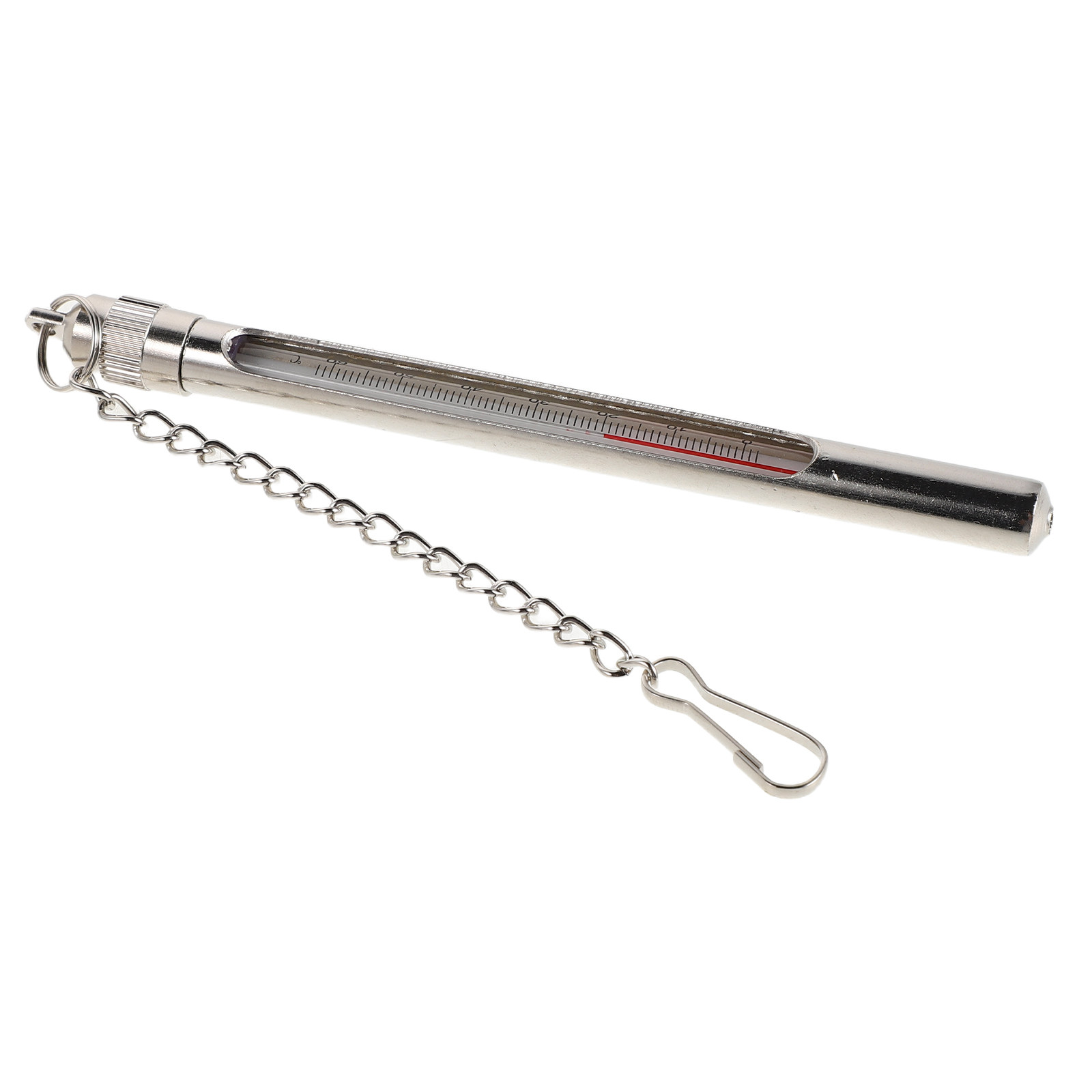 Fishing Rod Fly - Metal Fishing Thermometer for Stream Lake