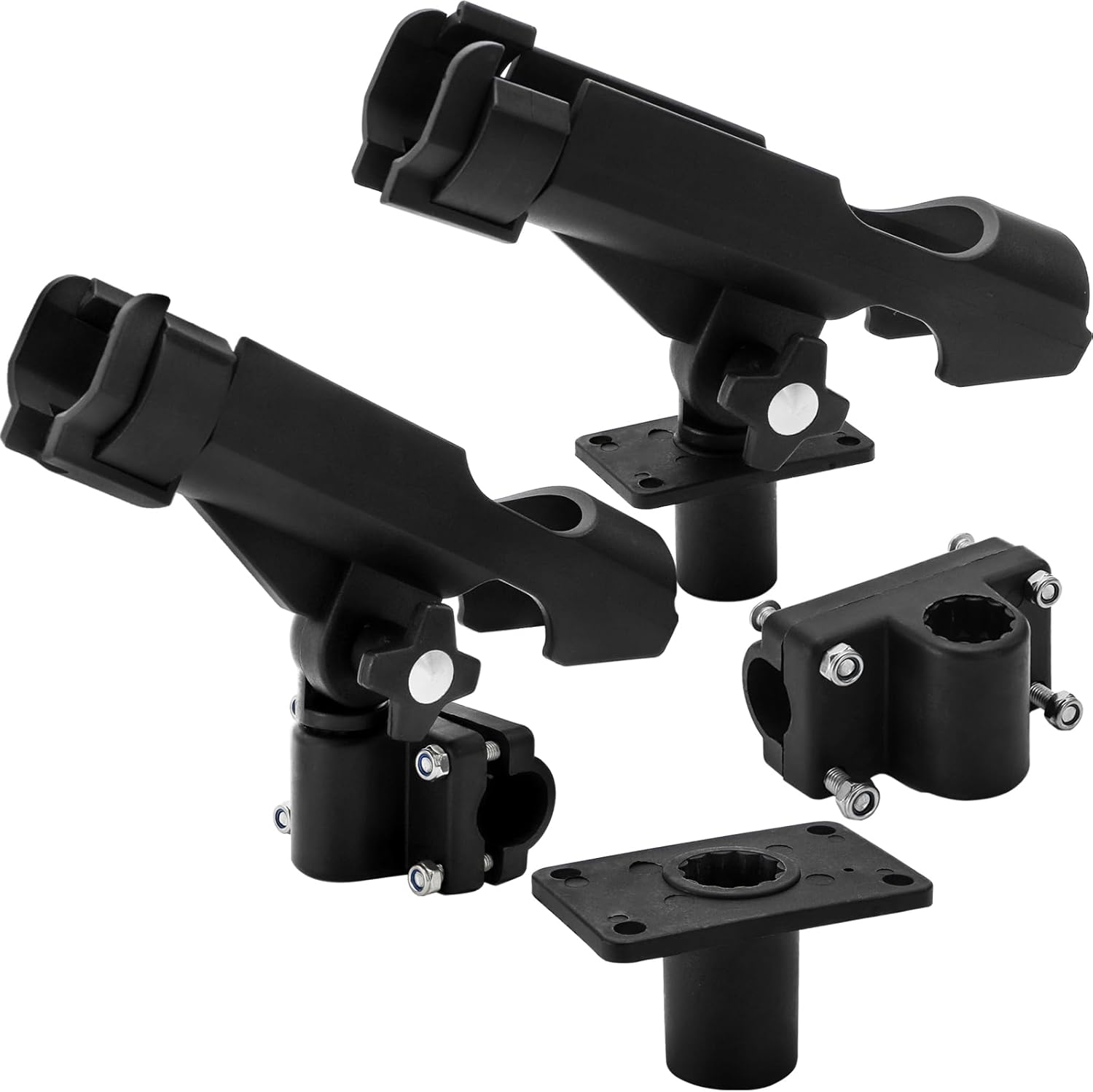 Fishing Rod Combo - 2 Pack Fishing Rod Holder with