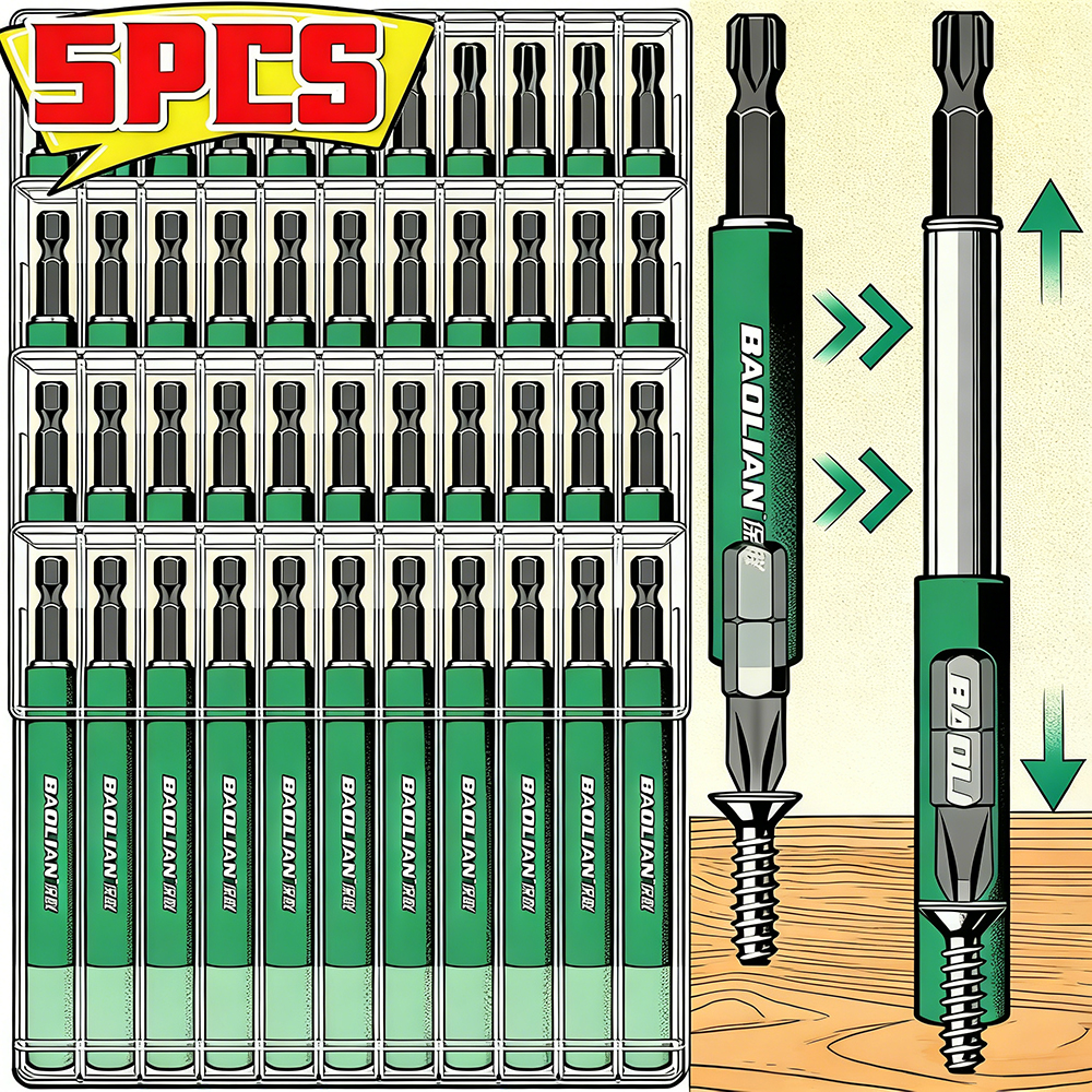 Fishing Rod Telescopic - 1/5Pcs Magnetic Screwdriver Telescopic Rods Extended