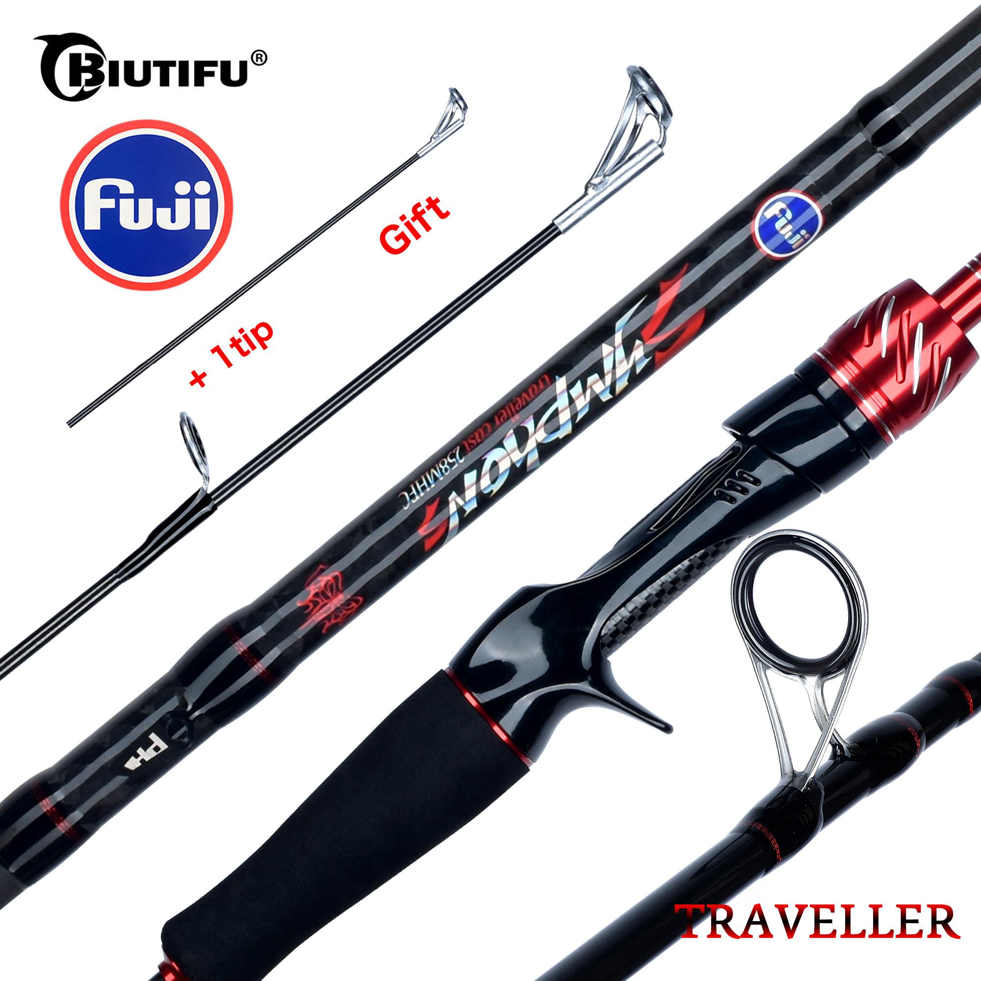 BIUTIFU Spinning Casting Fuji  - Fishing Rod Surf recensione e prezzo