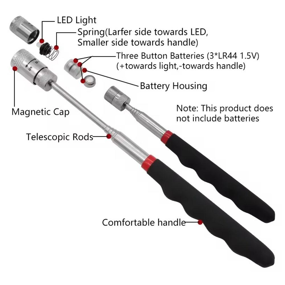 Telescopic Magnetic Pen with L - Fishing Rod Travel recensione e prezzo
