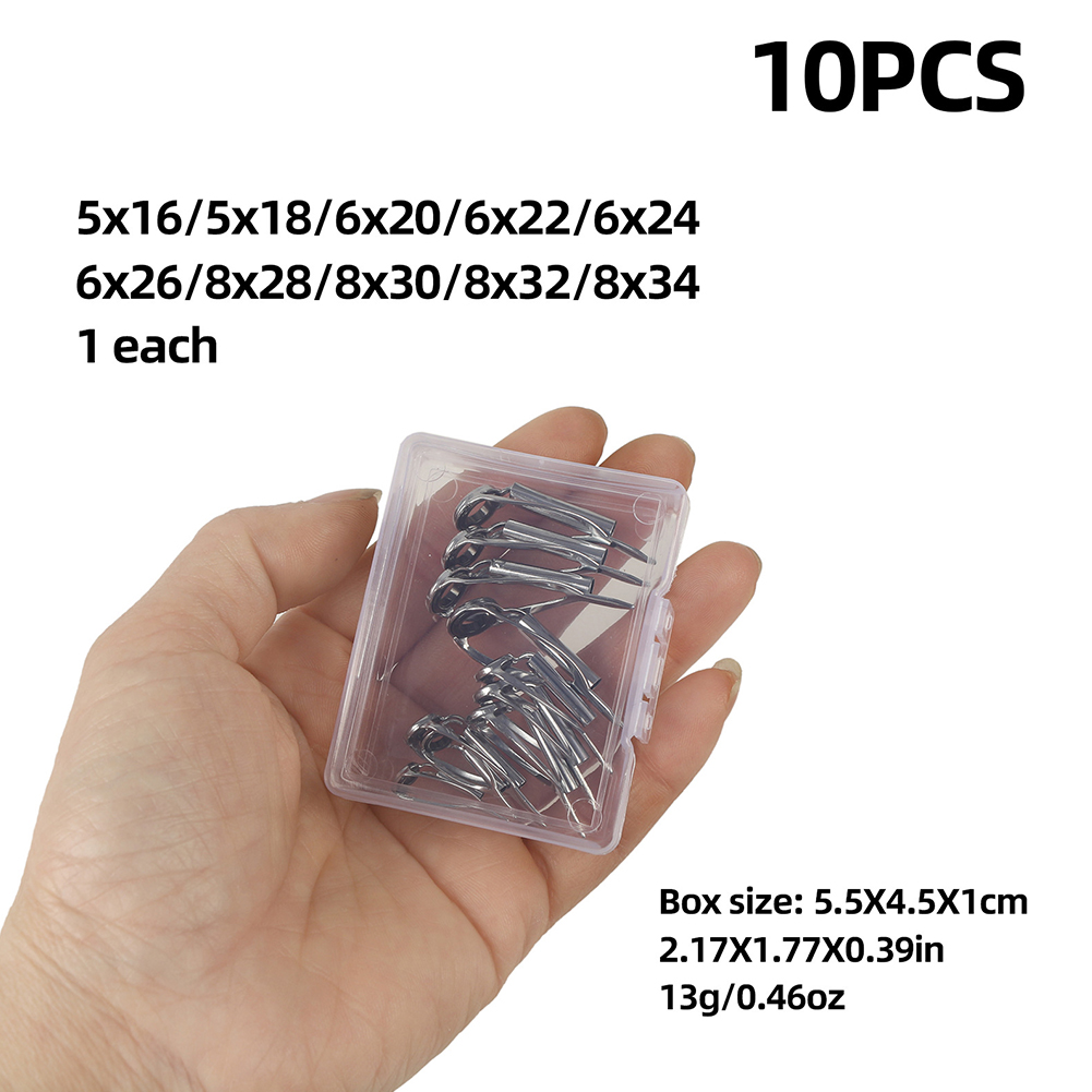 10/40pcs Fishing Rod Guide Rin - Fishing Rod Tip Replacement recensione e prezzo