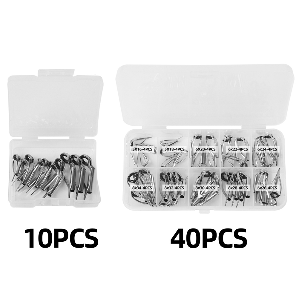 10/40pcs Fishing Rod Guide Rin - Fishing Rod Tip Replacement recensione e prezzo