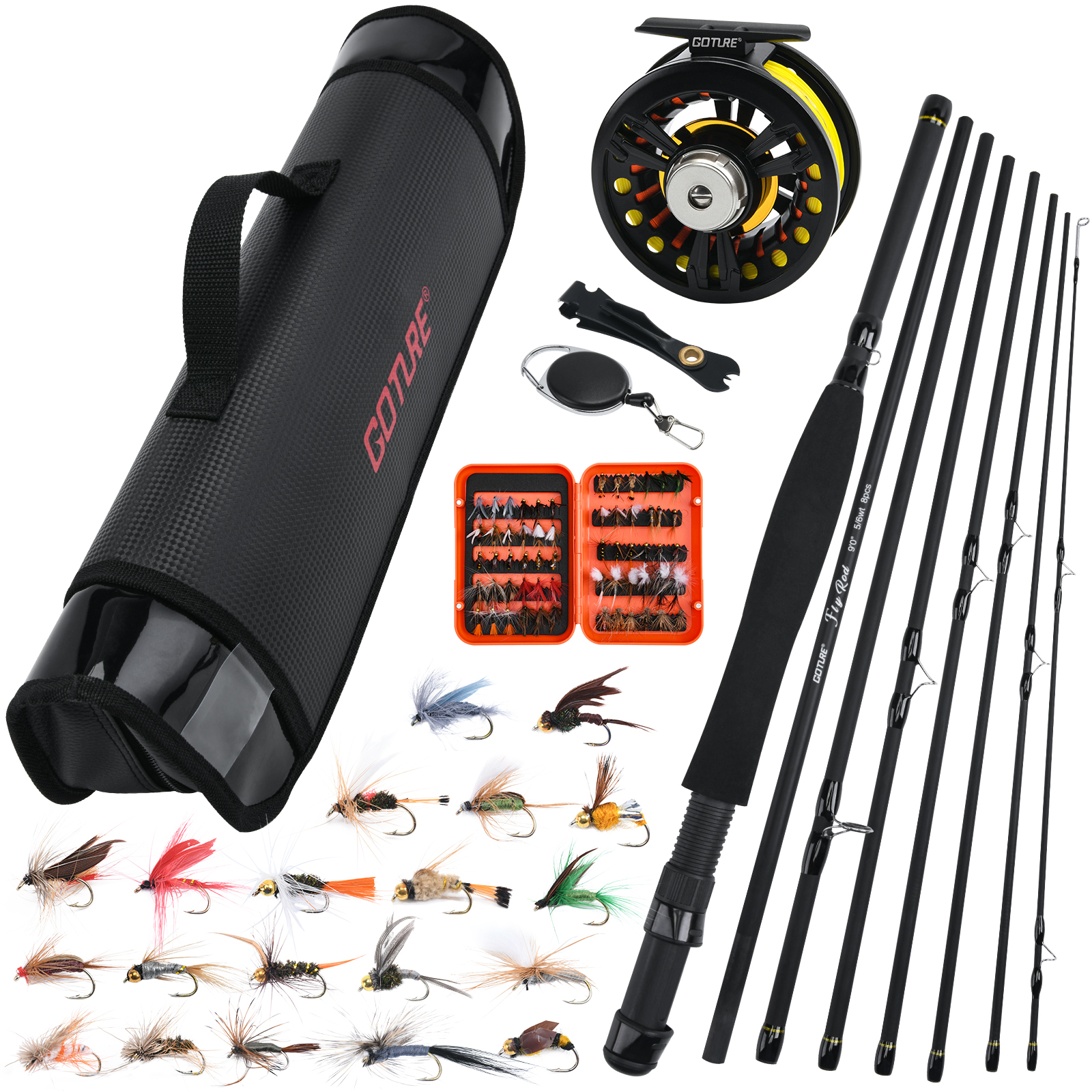 Goture 8Section Travel Fly Fis - Fishing Rod Fly recensione e prezzo