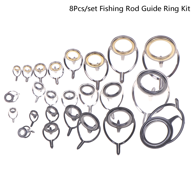 8Pcs Fishing Tackle Stainless  - Fishing Rod Tip Replacement recensione e prezzo