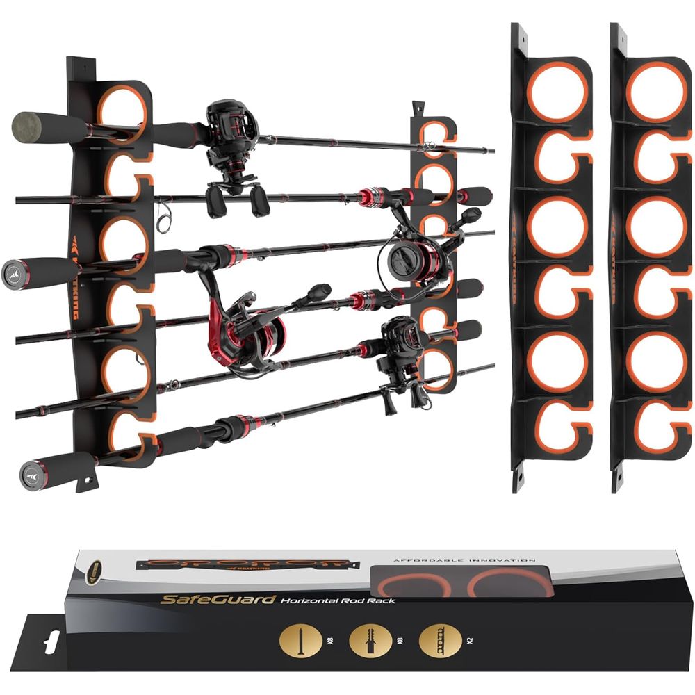 Rod Holder Organizer: Wall/Cei - Fishing Rod Combo recensione e prezzo