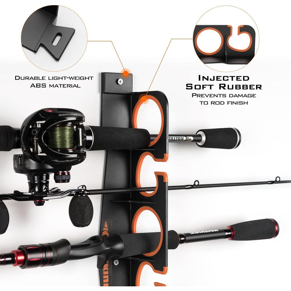 Rod Holder Organizer: Wall/Cei - Fishing Rod Combo recensione e prezzo