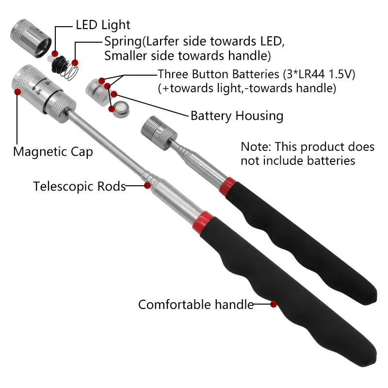 Telescopic Magnetic Pen with L - Fishing Rod Travel recensione e prezzo