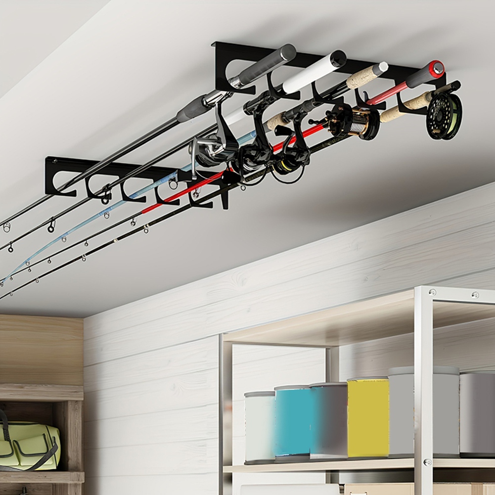 B48B-Wall/Ceiling Mount Fishin - Fishing Rod Rack recensione e prezzo