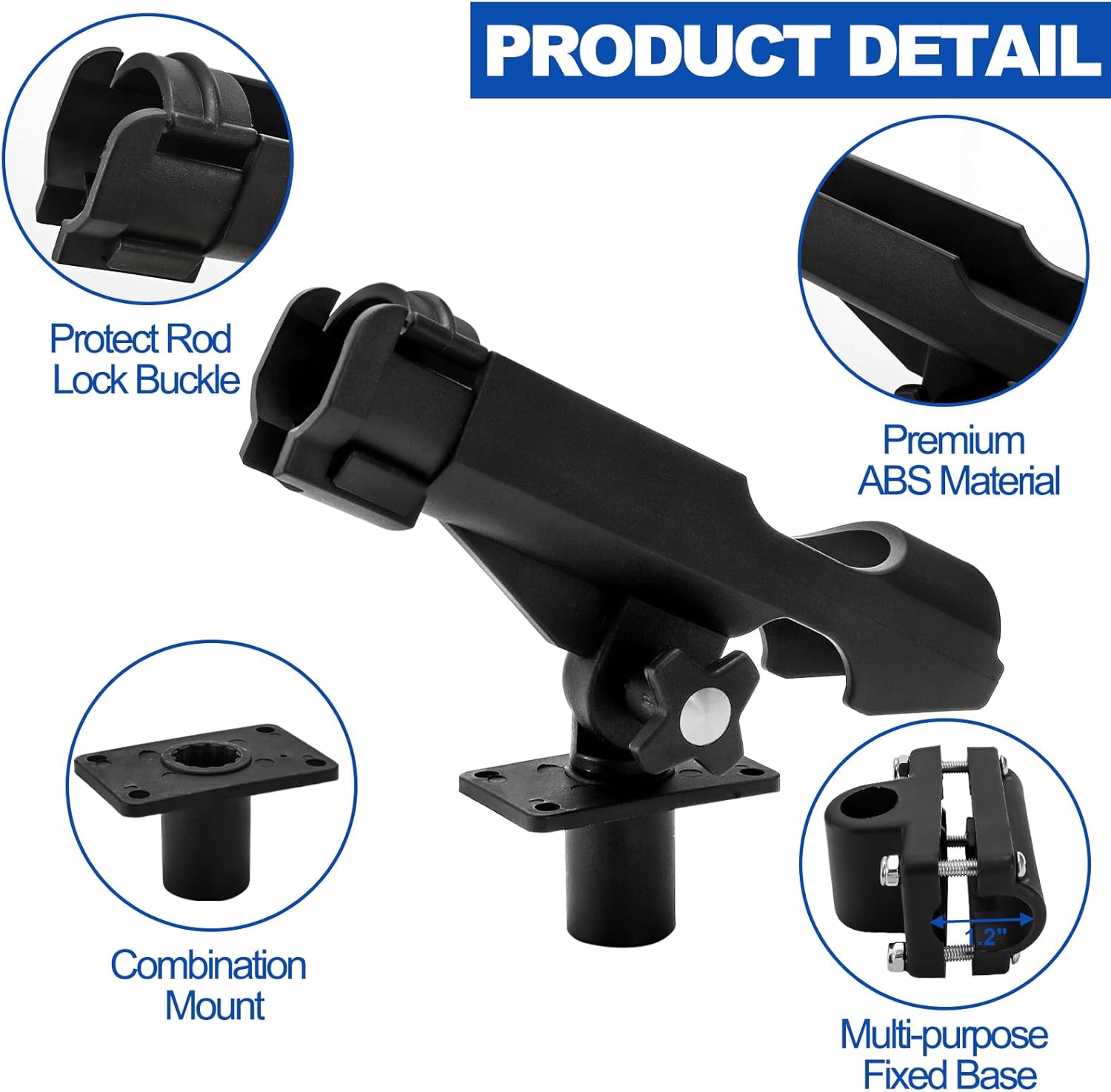 2 Pack Fishing Rod Holder with - Fishing Rod Combo recensione e prezzo