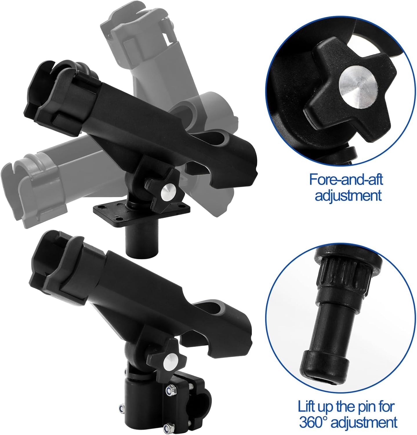 2 Pack Fishing Rod Holder with - Fishing Rod Combo recensione e prezzo