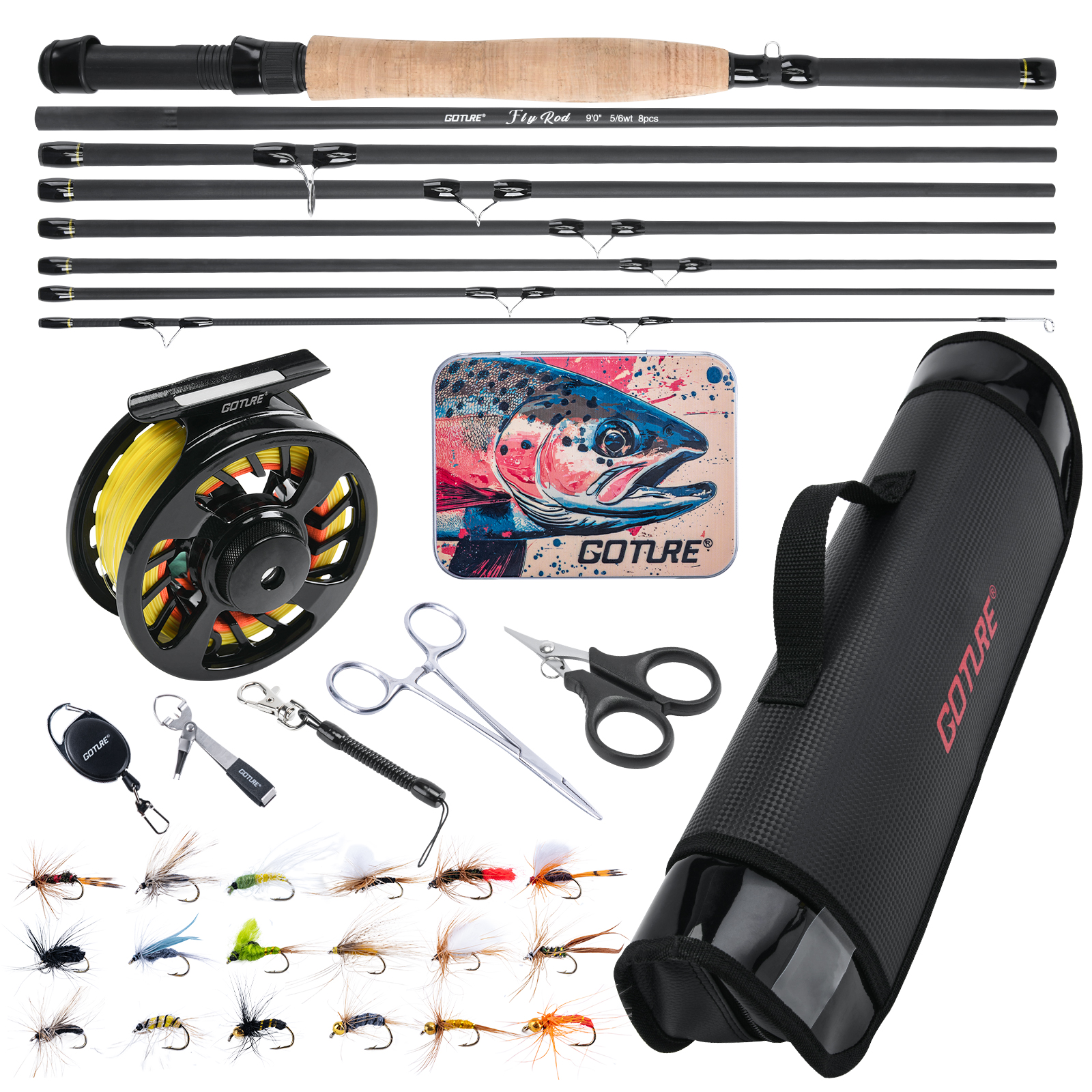 Goture Fly Fishing Rod and Ree - Fishing Rod Fly recensione e prezzo