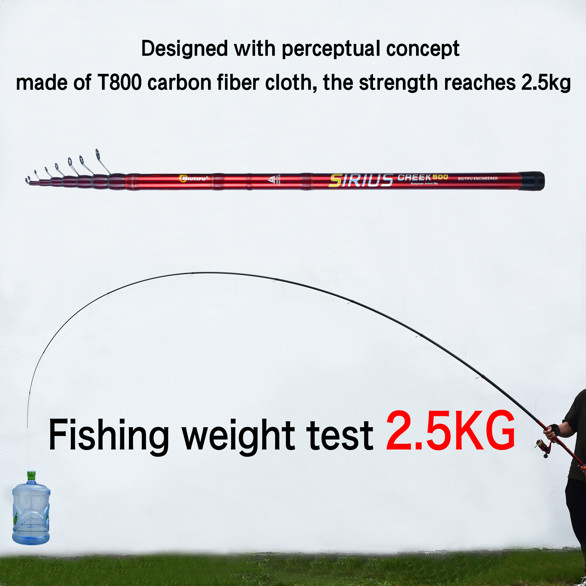 BIUTIFU Telescopic Bolognese F - Fishing Rod Surf recensione e prezzo