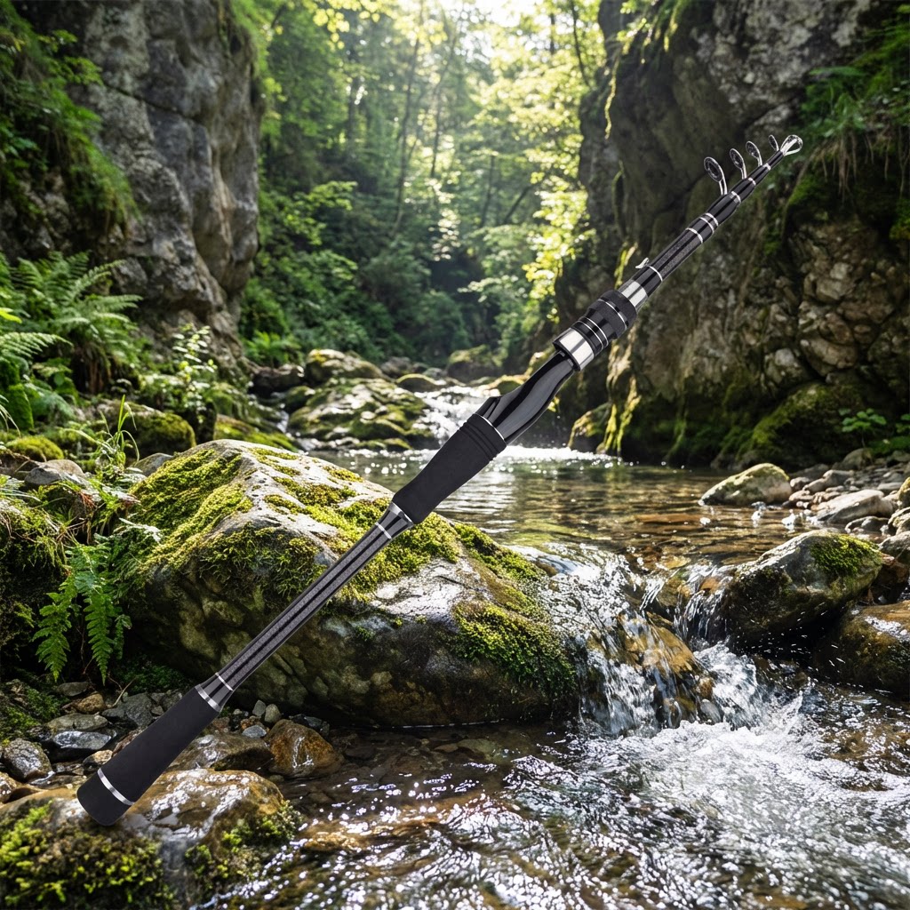 /Portable /Telescopic /Fishing - Fishing Rod Carbon Fiber recensione e prezzo
