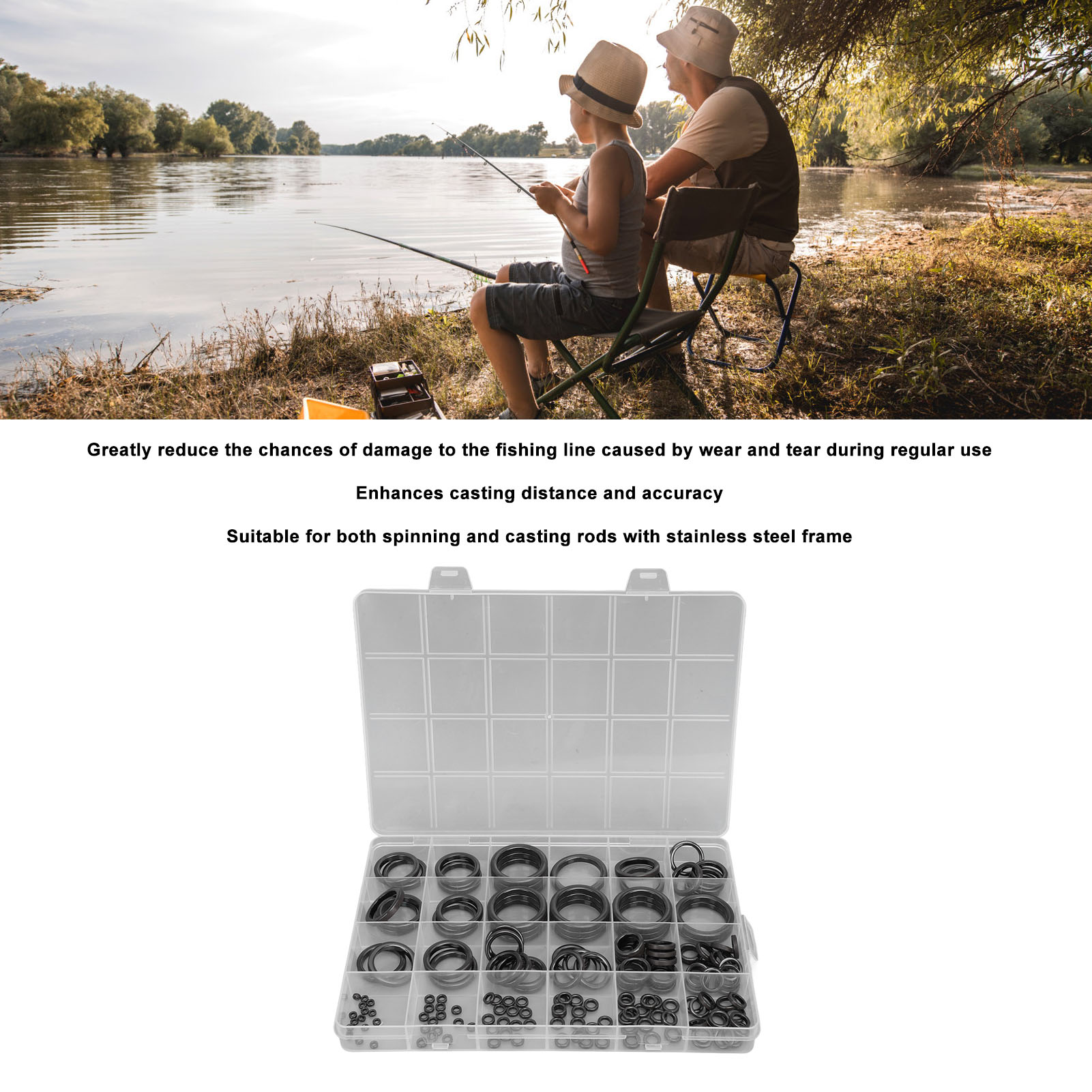Fishing Rod Guide Repair Kit F - Fishing Rod Building Kit recensione e prezzo
