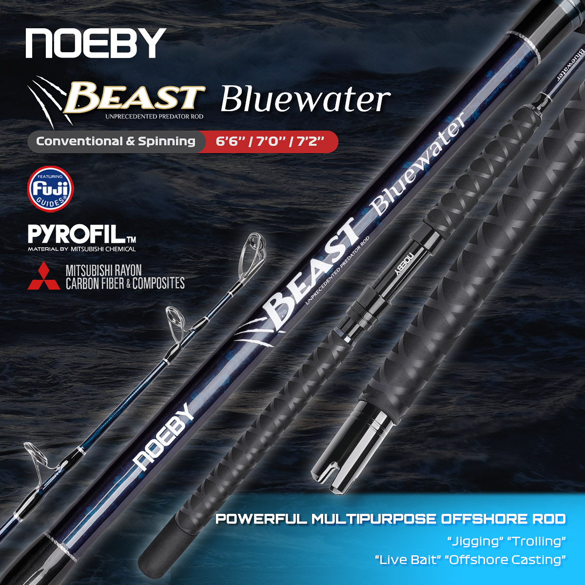 Noeby Beast Offshore Casting F - Fishing Rod Surf recensione e prezzo