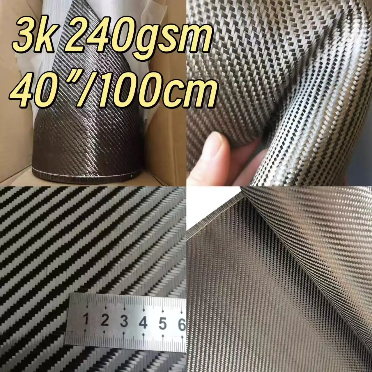 [Grade A+]3K 240gsm Real Carbo - Fishing Rod Carbon Fiber recensione e prezzo