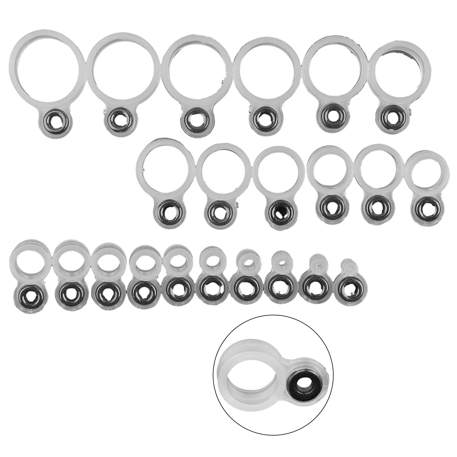 14/22Pcs Fishing Rod Eyelet Re - Fishing Rod Tip Replacement recensione e prezzo