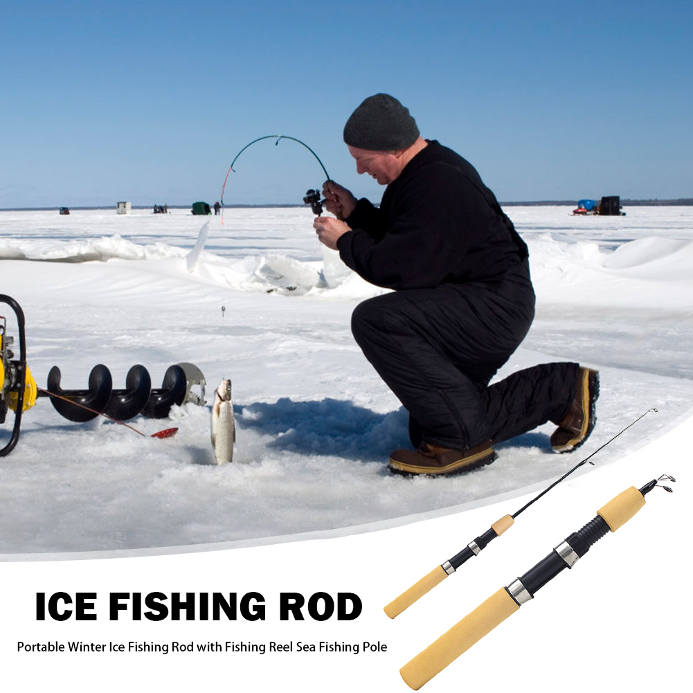Ice Fishing Rod Portable Spinn - Fishing Rod Ice recensione e prezzo