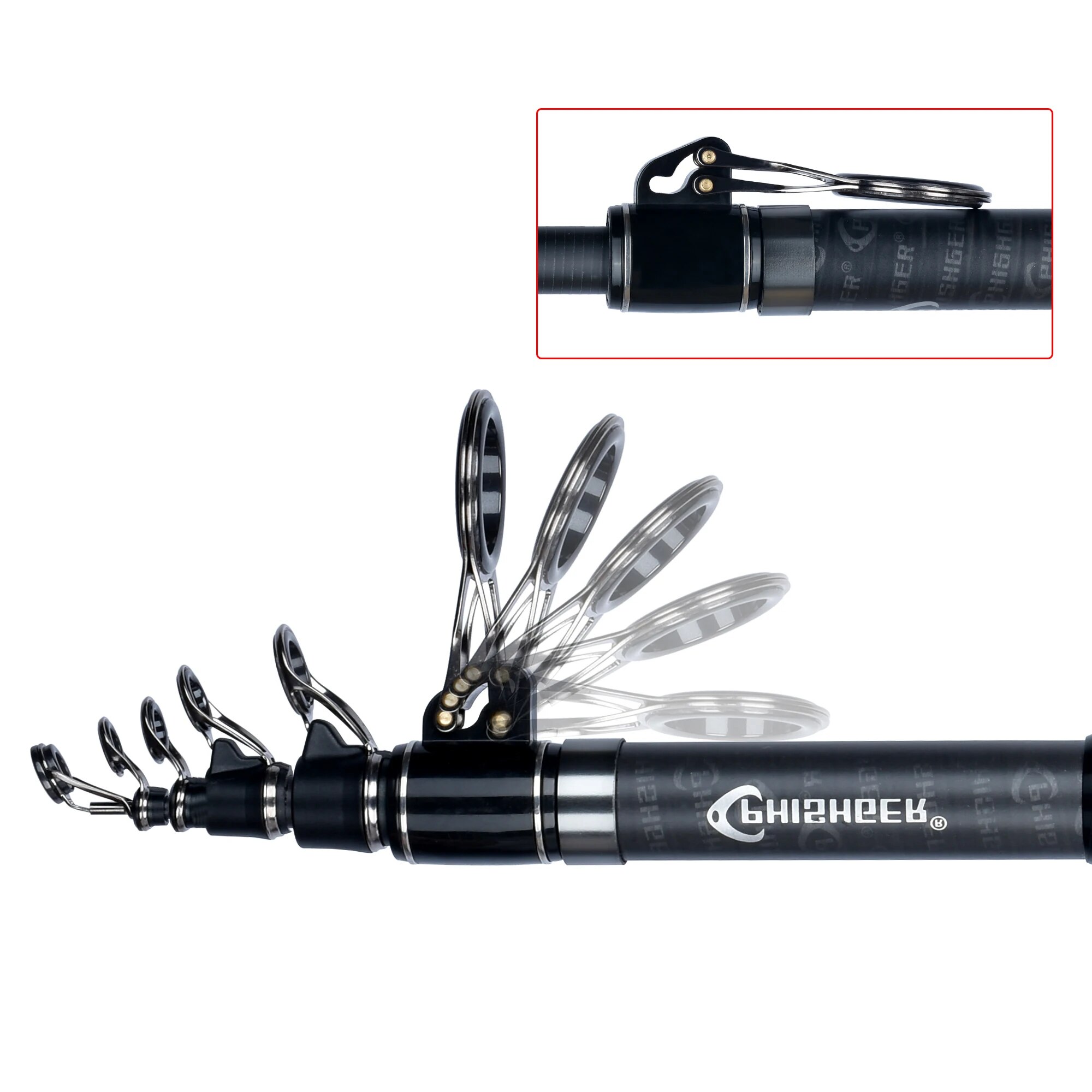 PHISHGER Telescopic Surf Spinn - Fishing Rod Surf recensione e prezzo