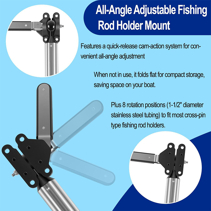 All-Angle Adjustable Fish Rod  - Fishing Rod Holder recensione e prezzo