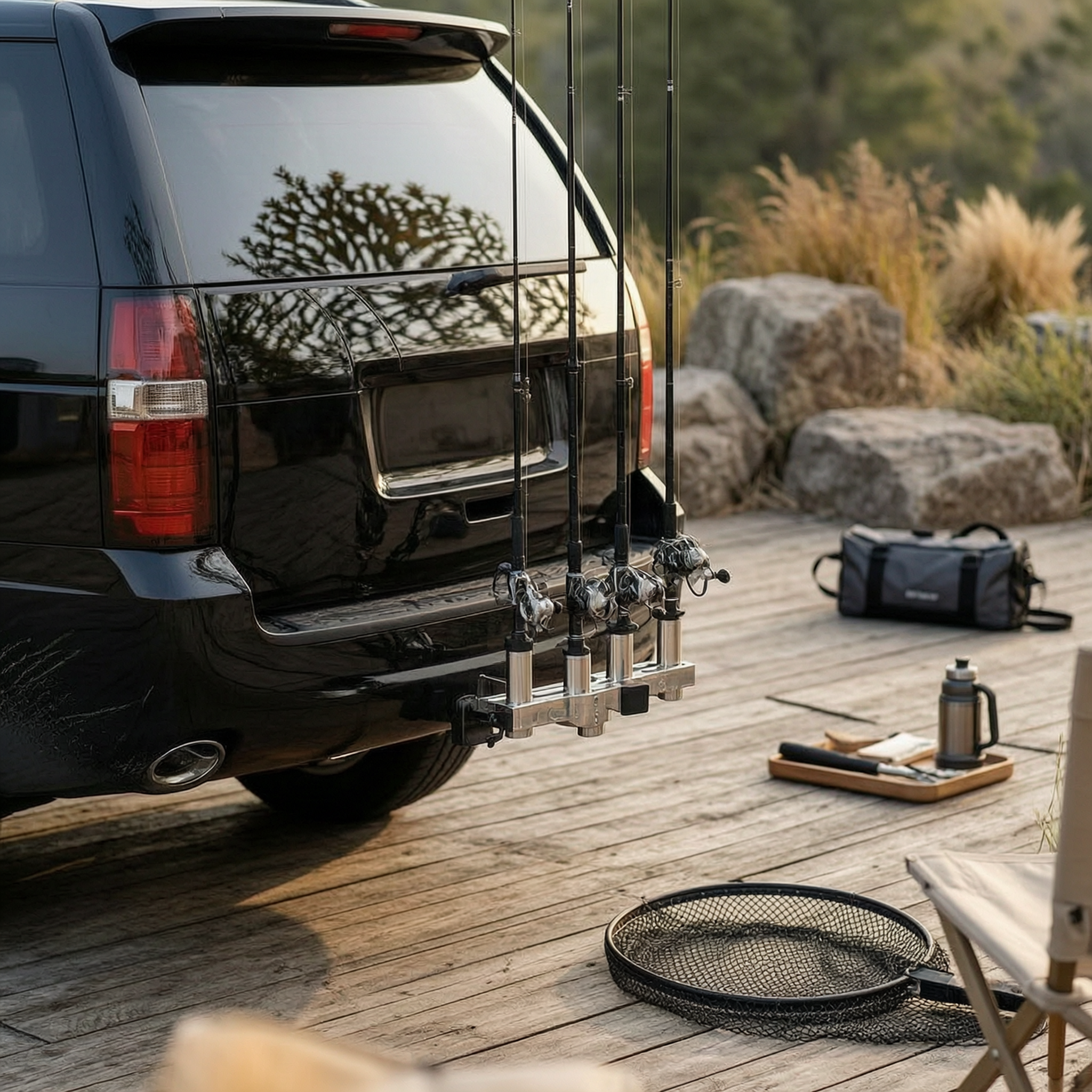 Hitch Fishing Rod Holder Unive - Fishing Rod Rack recensione e prezzo