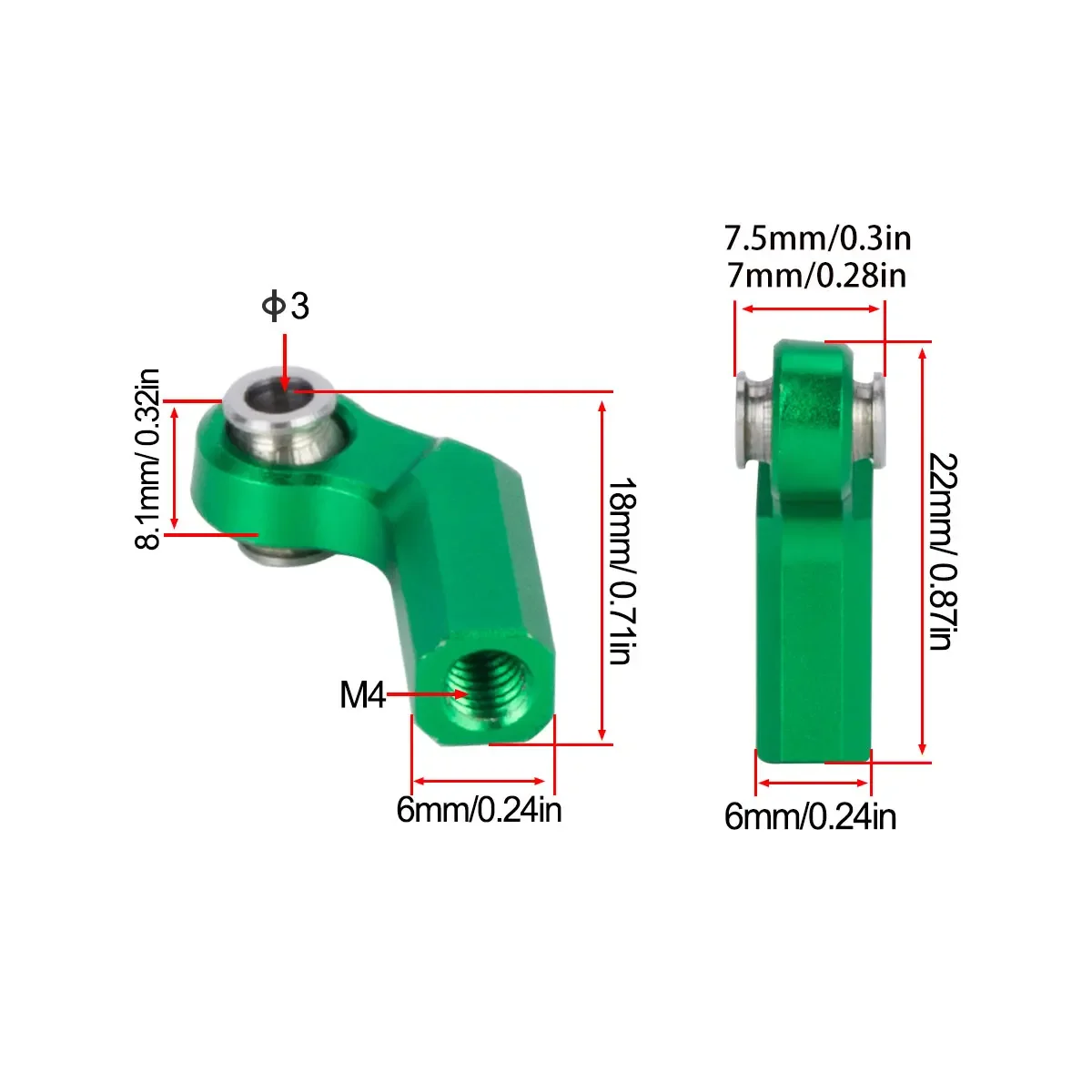 4Pcs M4 Metal Ball Head Holder - Fishing Rod Holder recensione e prezzo