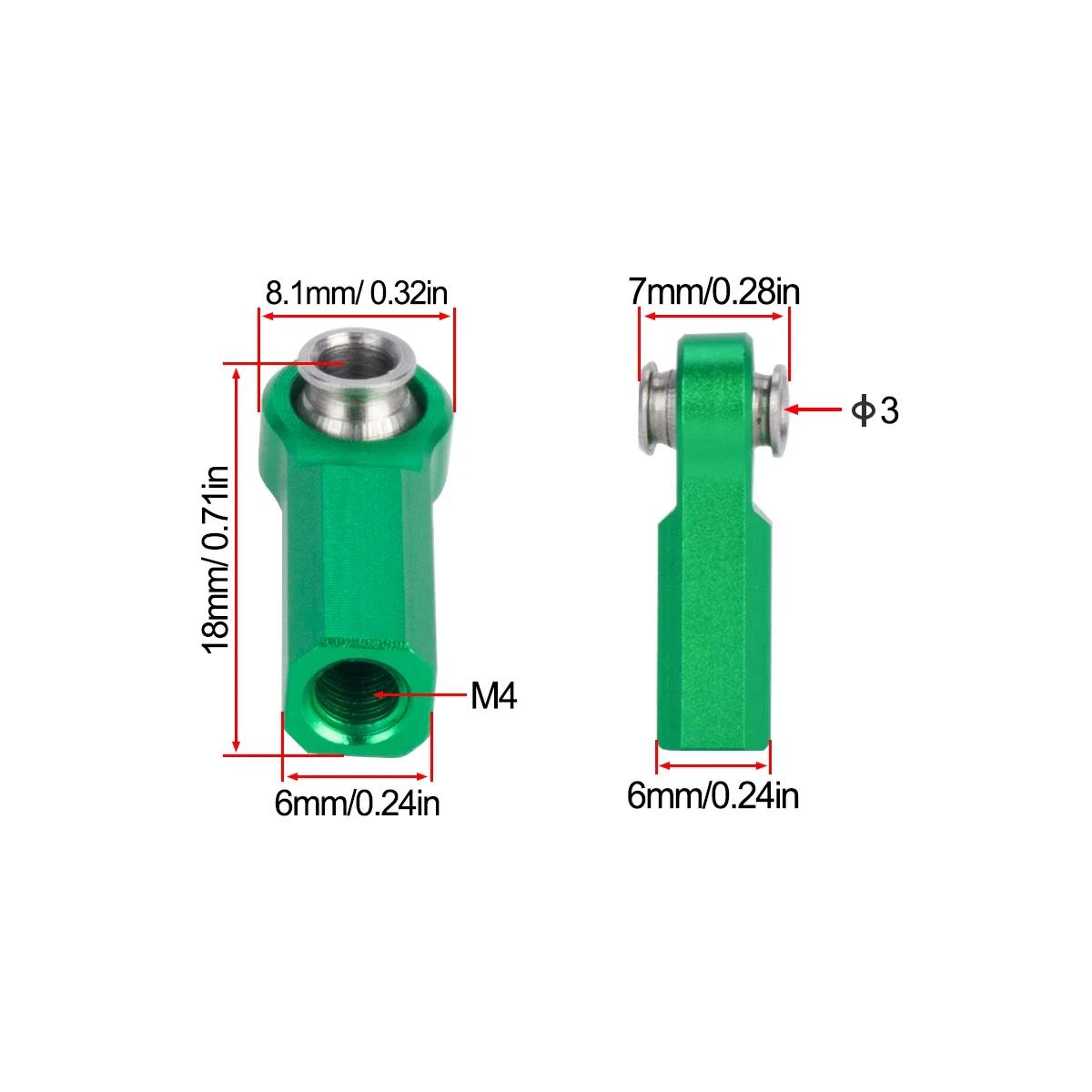 4Pcs M4 Metal Ball Head Holder - Fishing Rod Holder recensione e prezzo