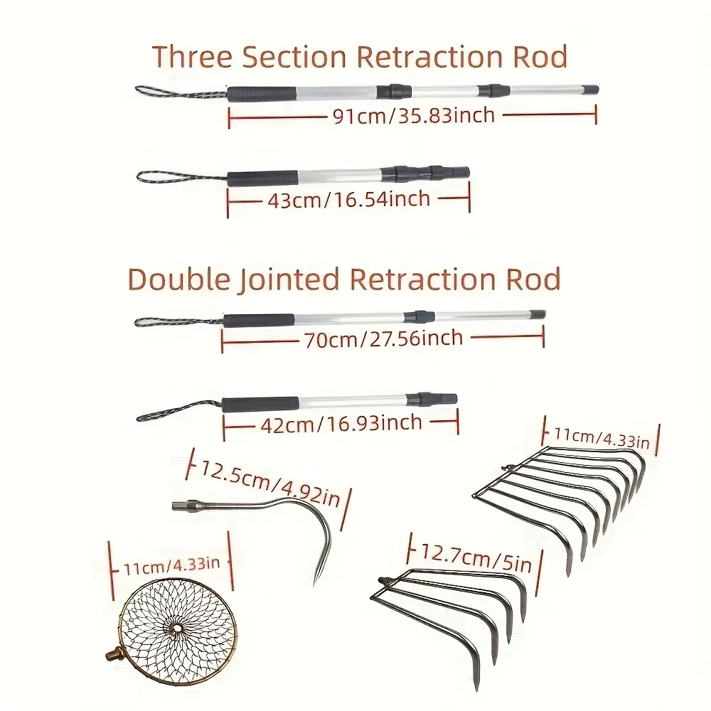 1pc JOOYOO Telescopic Aluminum - Fishing Rod Ice recensione e prezzo