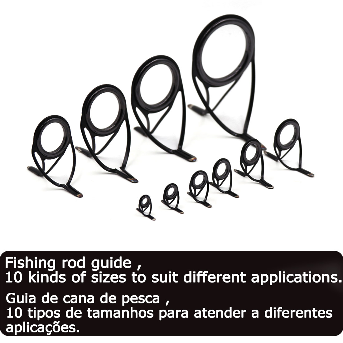 9KM OB Curved Rod Guide Kit 10 - Fishing Rod Spinning recensione e prezzo