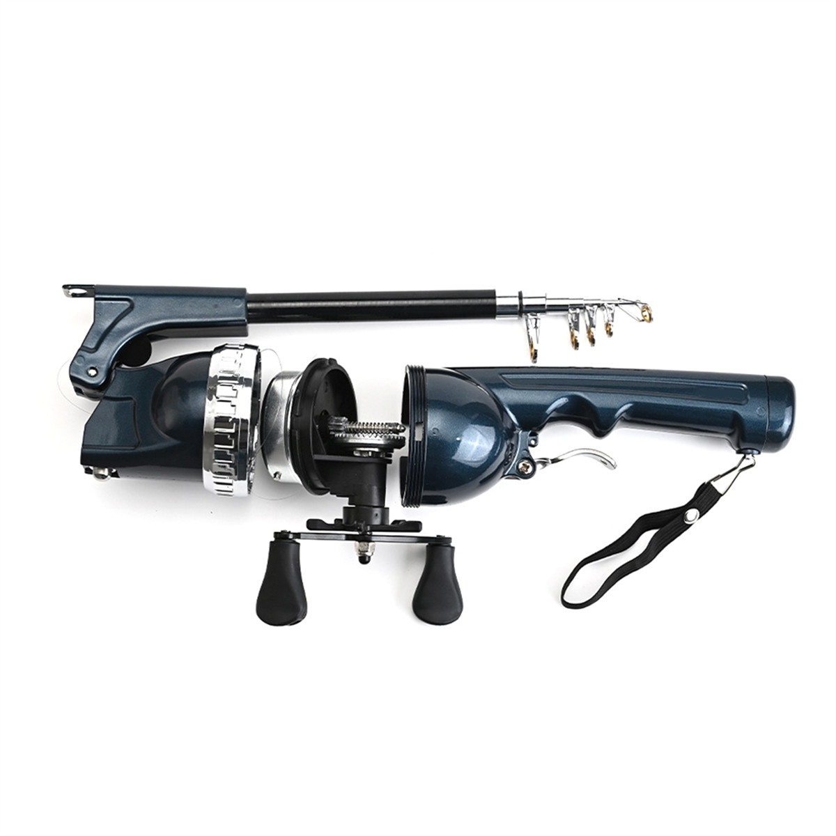 X59A_Portable Folding Fishing  - Fishing Rod Travel recensione e prezzo
