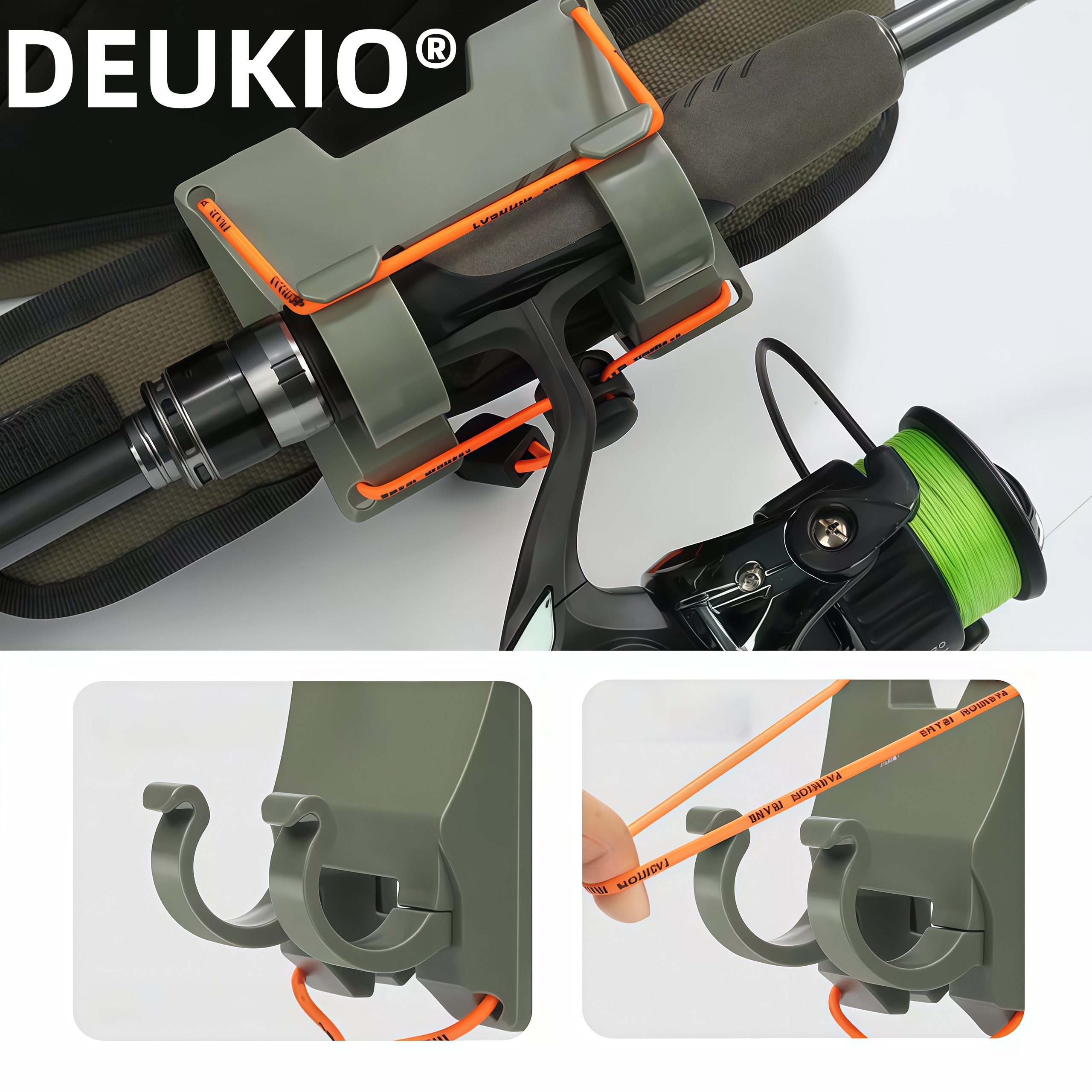 DEUKIO Outdoor Belt Clip Rod H - Fishing Rod Spinning recensione e prezzo