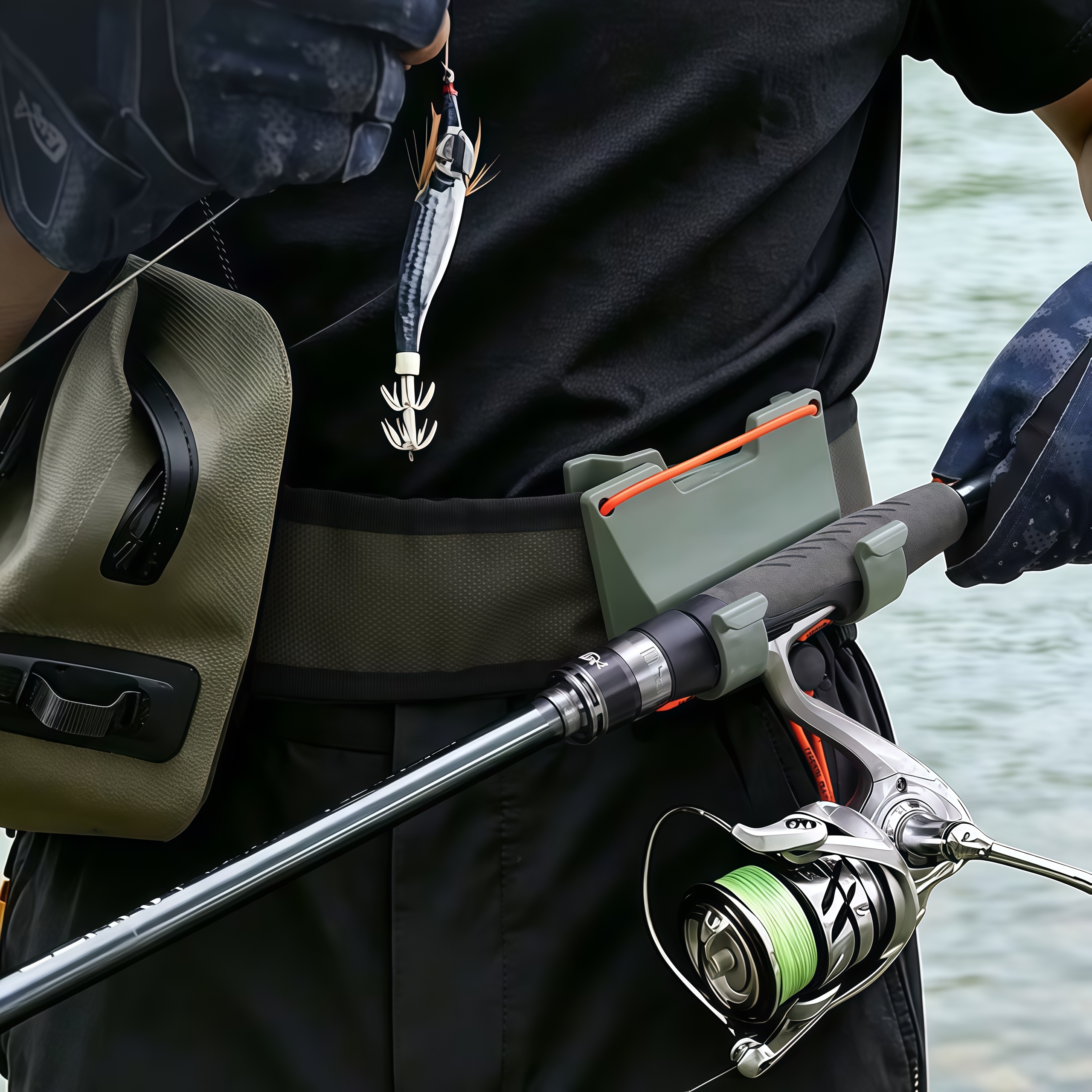 DEUKIO Outdoor Belt Clip Rod H - Fishing Rod Spinning recensione e prezzo