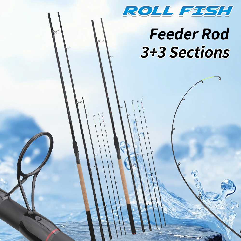 ROLLFISH 3.6m/3.9m Carbon Feed - Fishing Rod Tip Replacement recensione e prezzo