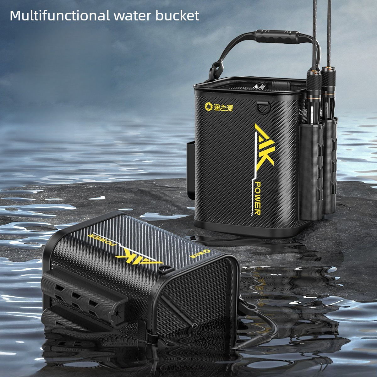 Multi-Functional Live Fish Buc - Fishing Rod Travel recensione e prezzo