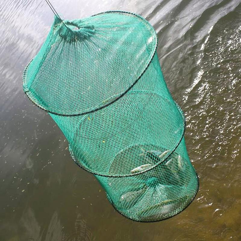 Folding Round Nylon Mesh Metal - Fishing Rod Casting recensione e prezzo