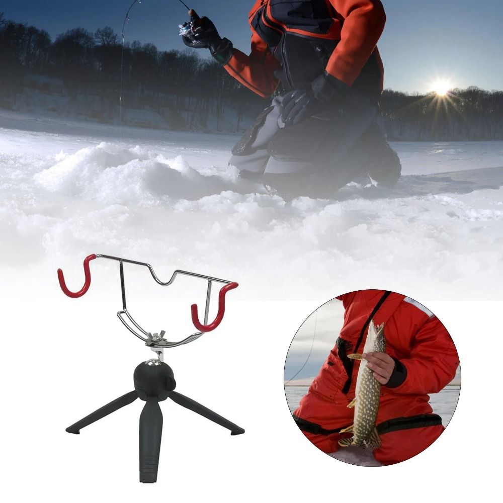 360° Adjustable Ice Fishing Ro - Fishing Rod Rack recensione e prezzo