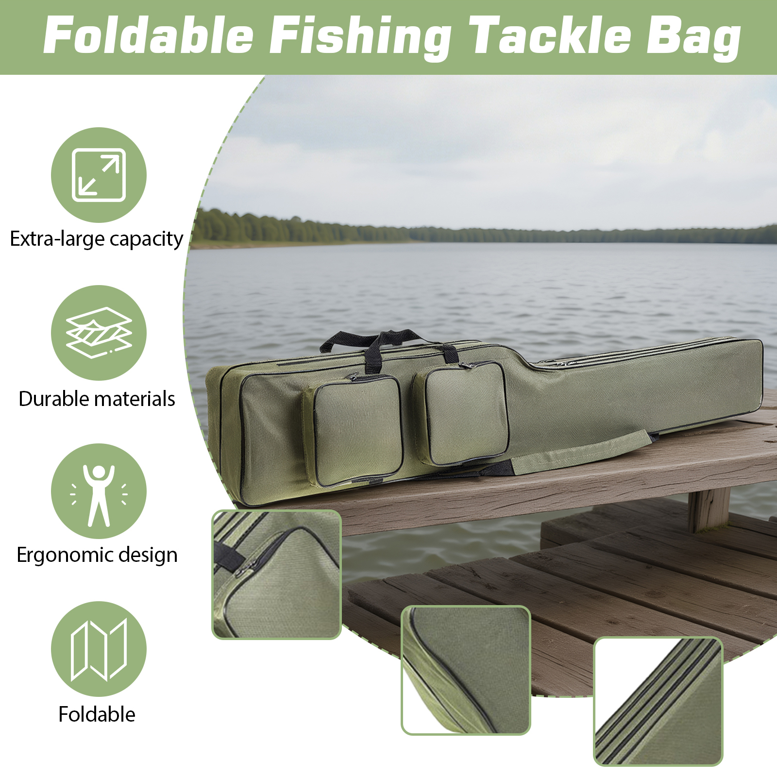Fishing Rod Bags 150cm Waterpr - Fishing Rod Case recensione e prezzo