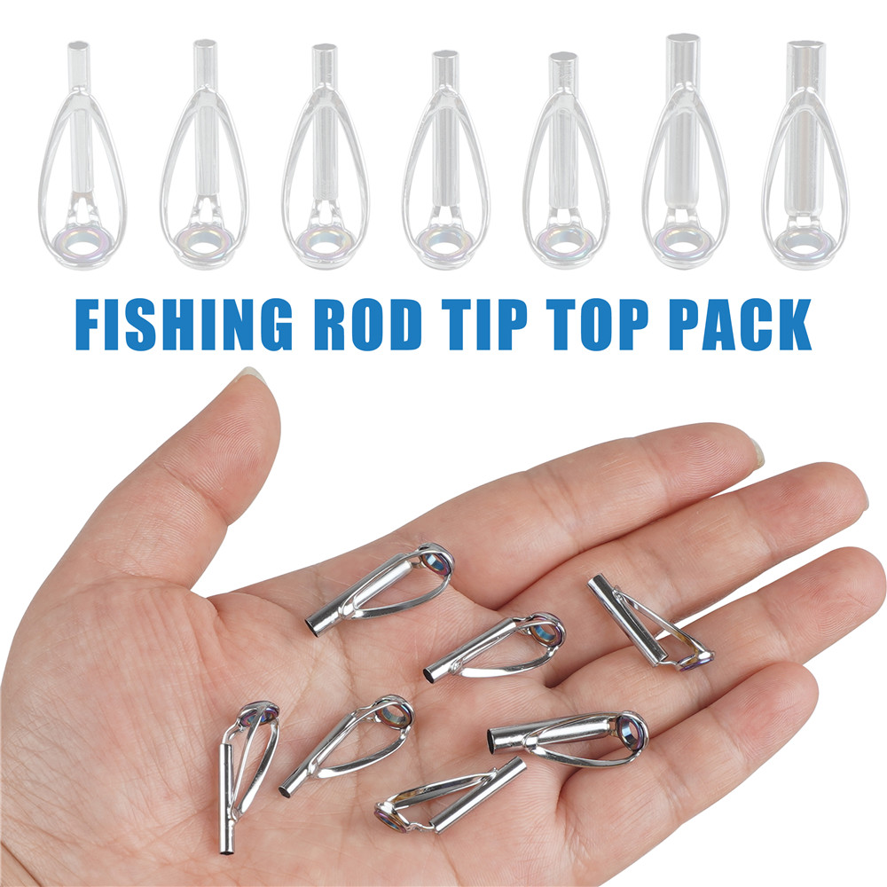 10Pcs Fishing rod guide tips r - Fishing Rod Tip Replacement recensione e prezzo