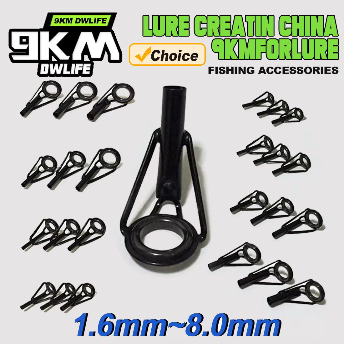 5Pcs Fishing Rod Tip Guides Re - Fishing Rod Tip Replacement recensione e prezzo
