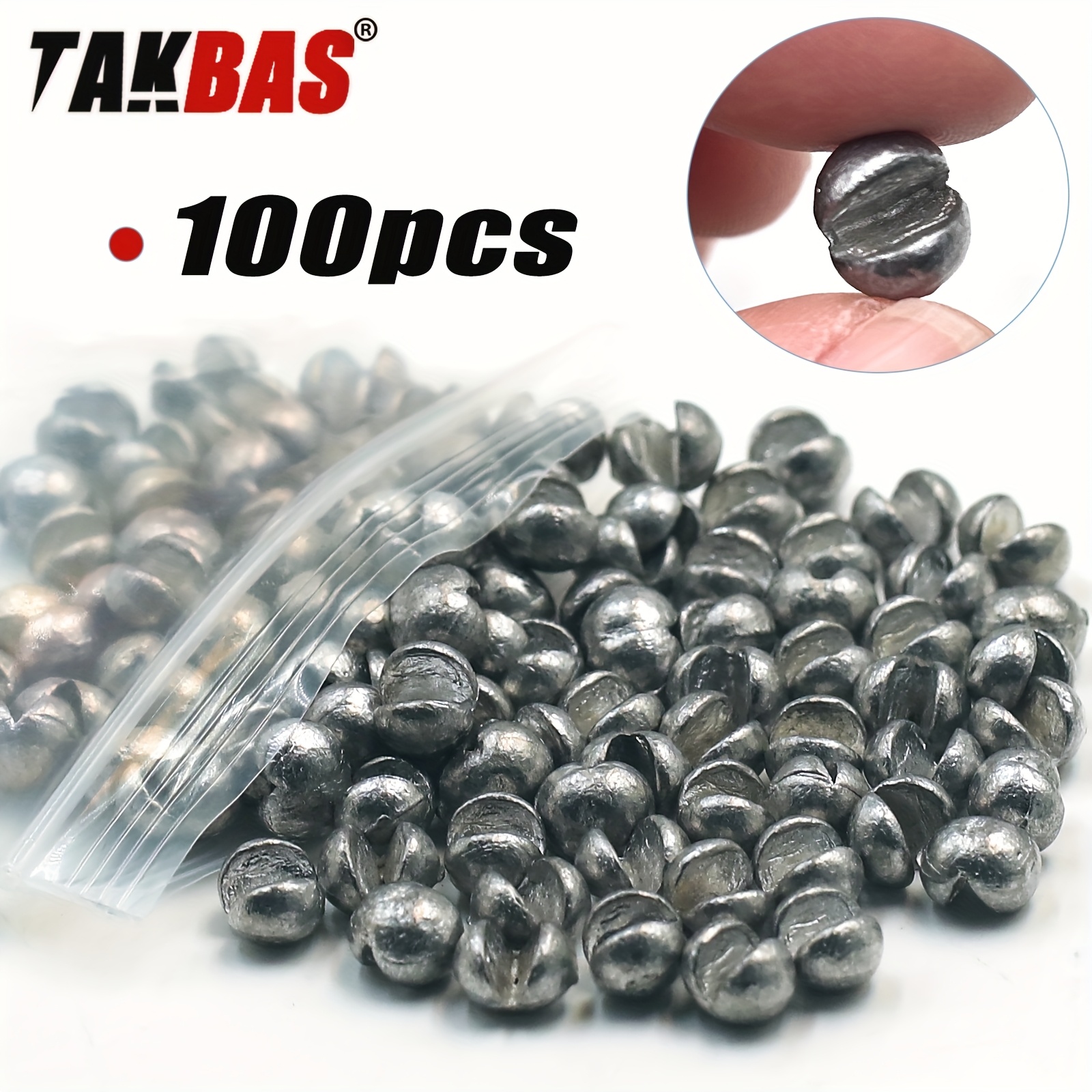 TAKBAS 100pcs Lead Fishing Wei - Fishing Rod Building Kit recensione e prezzo