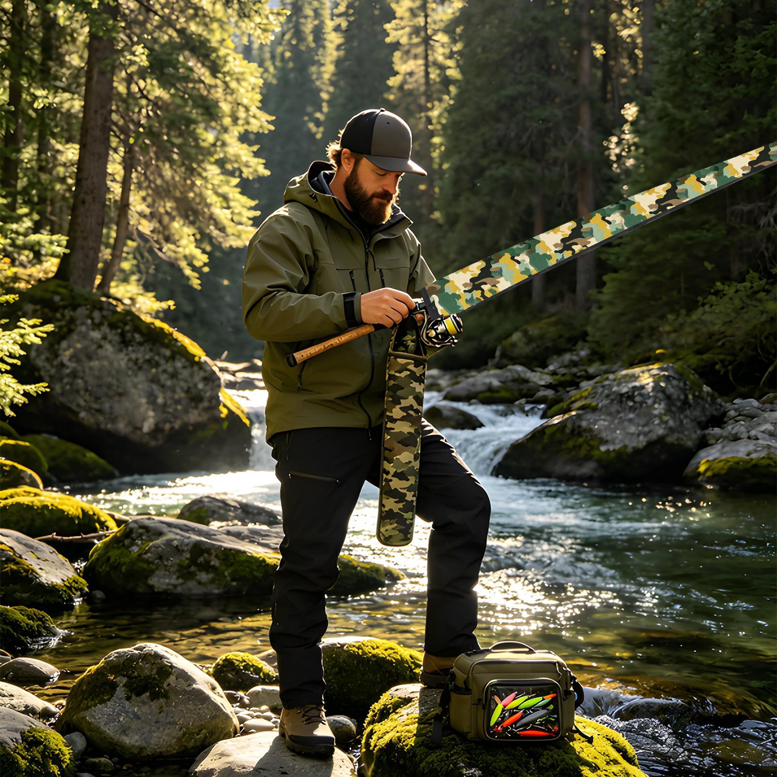 Fishing Rod Sleeves Adjustable - Fishing Rod Casting recensione e prezzo