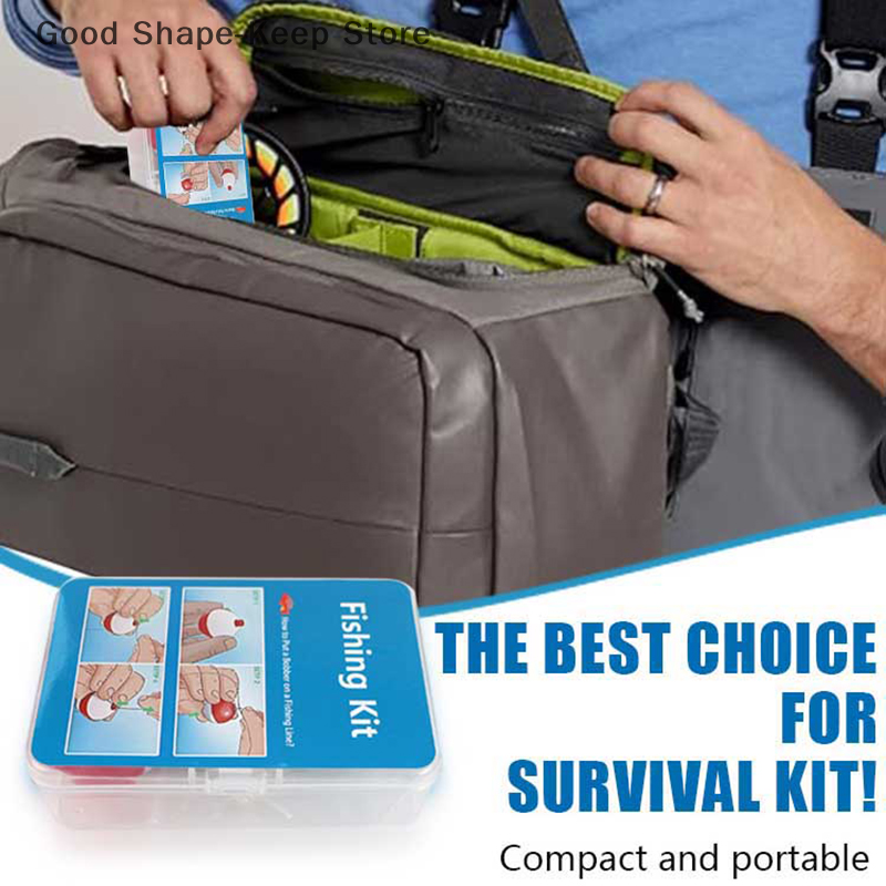 24Pcs Emergency Fishing Kit Po - Fishing Rod Case recensione e prezzo